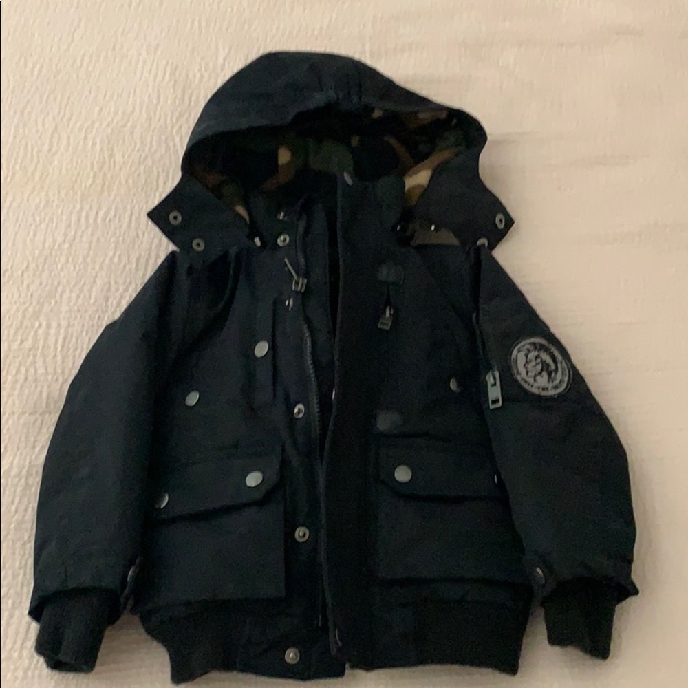 Diesel Fleece lined toddler jacket